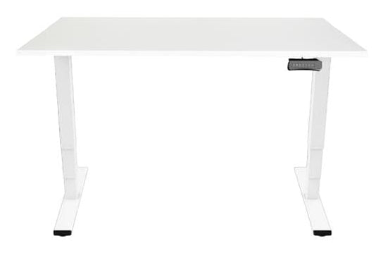 Contini Stehtisch – 160 × 80 × 130 cm – weiss – höhenverstellbar