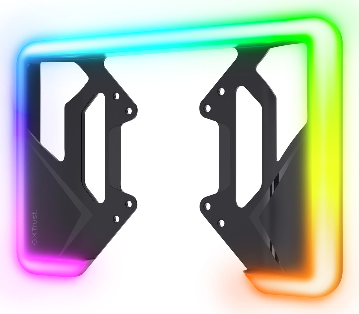 Trust GXT907 Vybz – Monitor-Hintergrundbeleuchtung, RGB, dimmbar, VESA, Schwarz