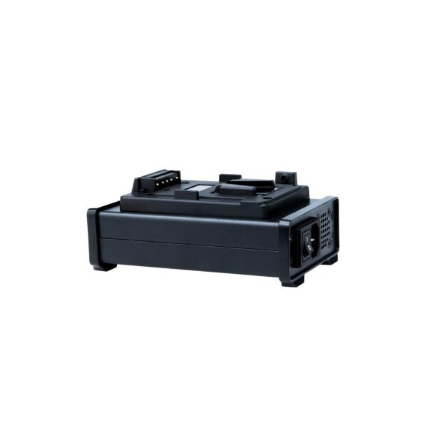 Fxlion V-Mount-Ladegerät PL-Q80B – 80 W, 16,8 V/4,5 A, USB 5 V/2 A, schwarz – für Camcorder-Batterien