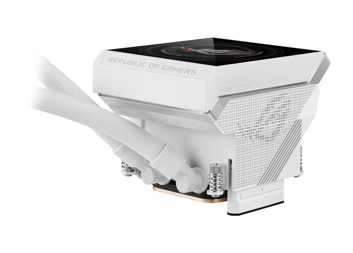 ASUS ROG STRIX LC IV 360 – Flüssigkeitskühler – 3×120 mm, IPS LCD, Weiss, für LGA 1700, AM4, AM5 und andere