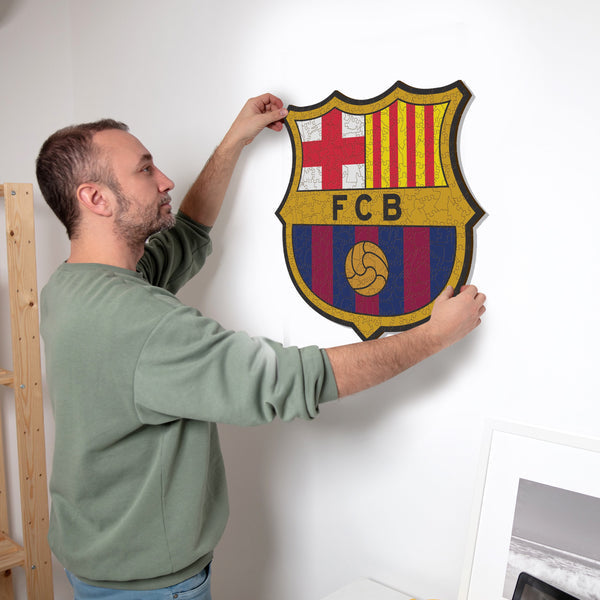 Iconic Puzzles Puzzle FC Barcelona Logo – 150 Teile – 24,5×25 cm – ab 10 J.