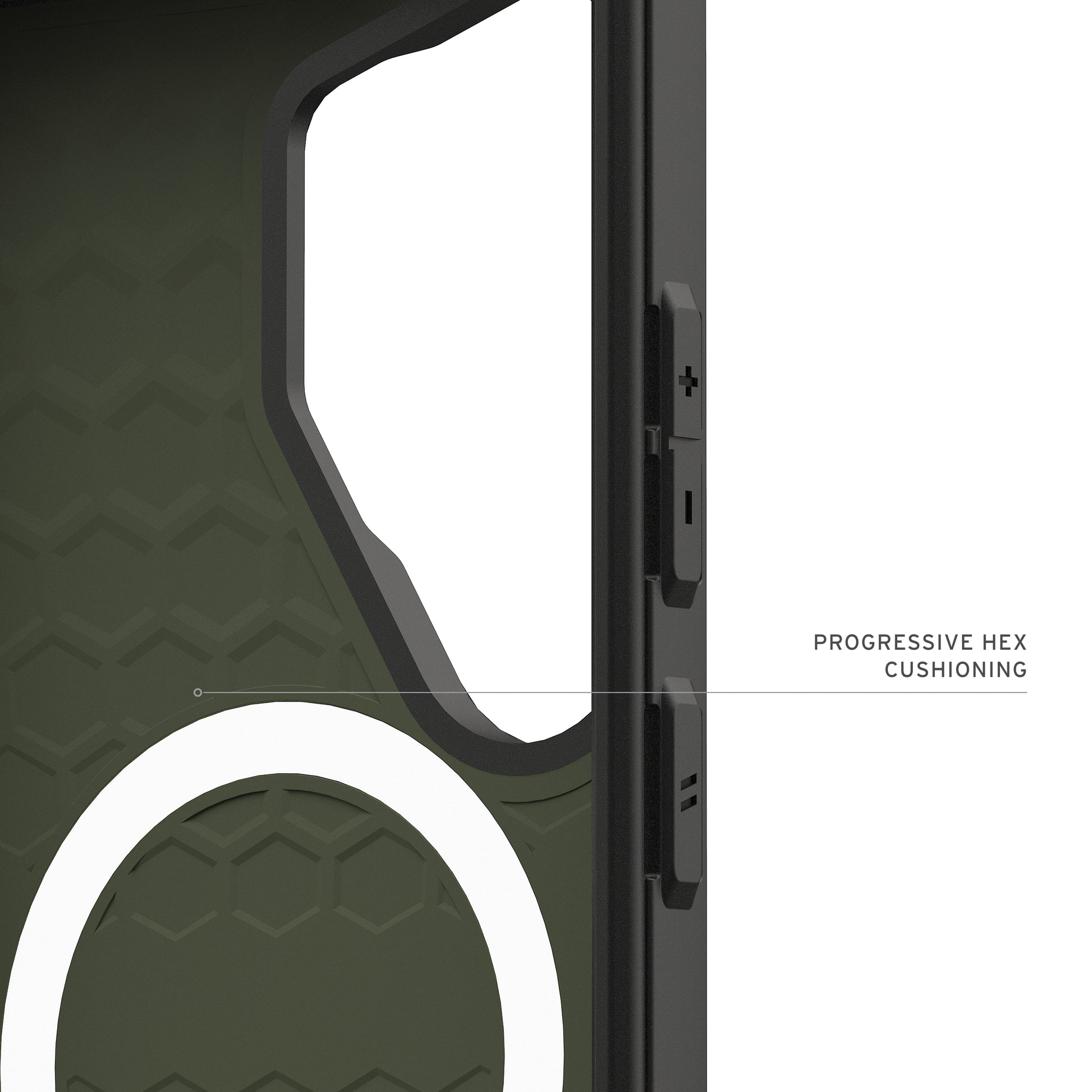 Urban Armor Gear UAG Civilian LT Backcover – für Samsung Galaxy S26 Ultra – MagSafe, PC, Olive