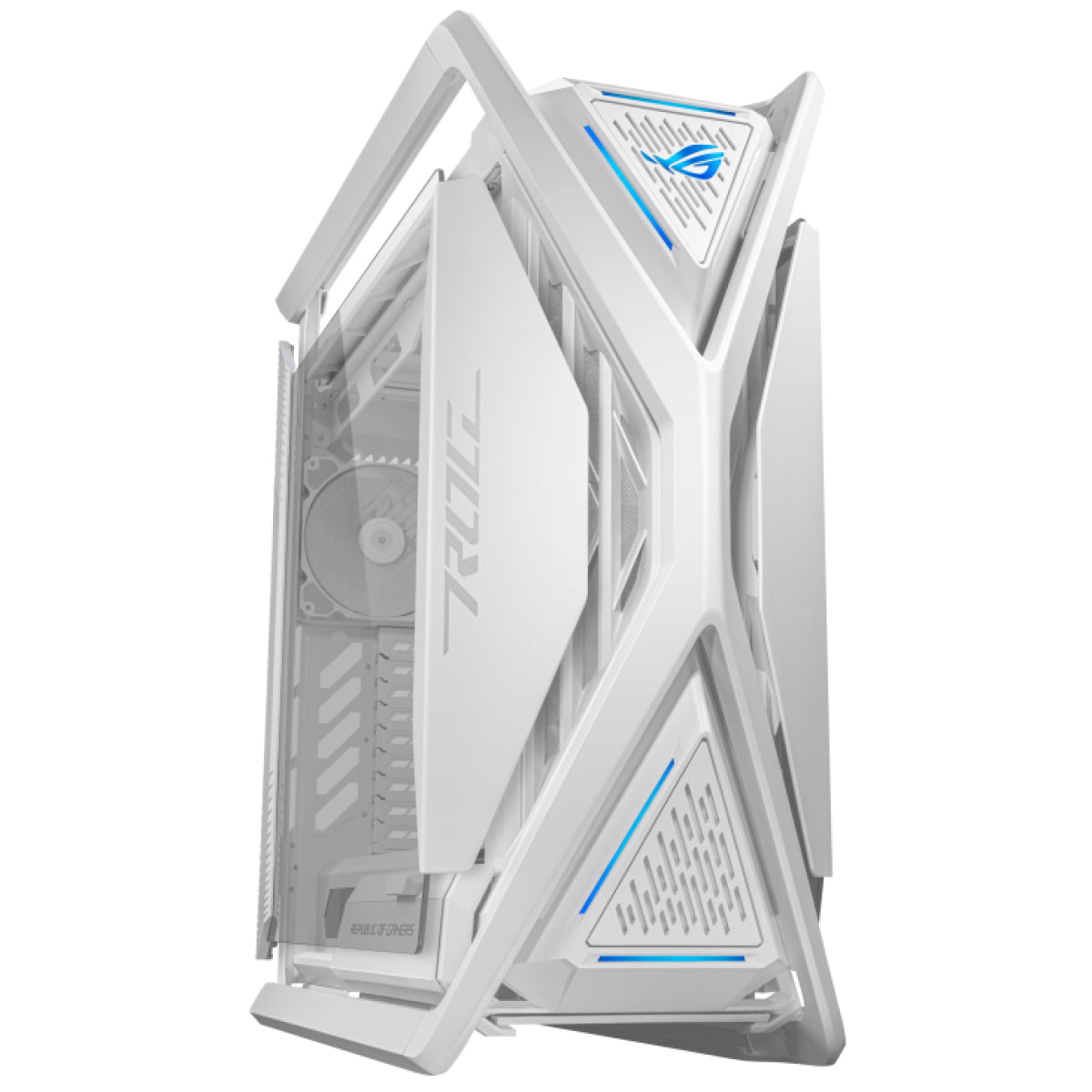 ASUS GR701 ROG HYPERION – PC-Gehäuse – Weiss, E-ATX/ATX/mATX/Mini-ITX, 10 Lüfterplätze, 5×2,5", 2×3,5"
