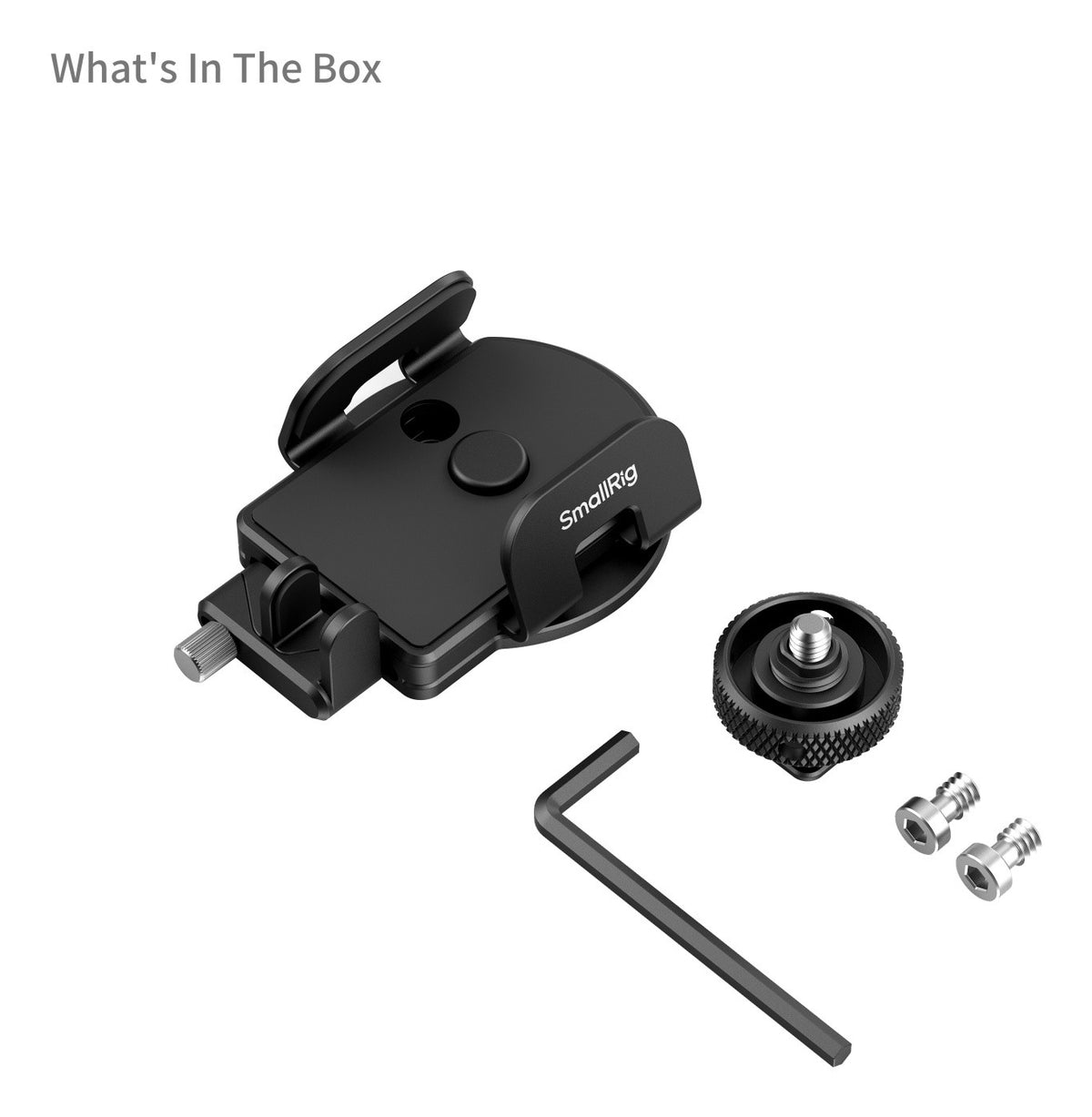SmallRig 5196 Klemmhalterung – für Smartphones – Schwarz