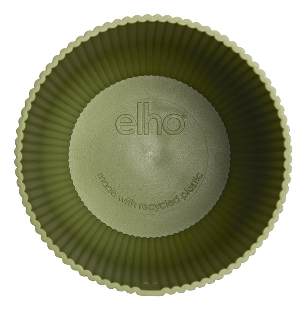 elho Vibes Fold Pflanzkübel – Ø 39 × 36 cm – Kunststoff, grün