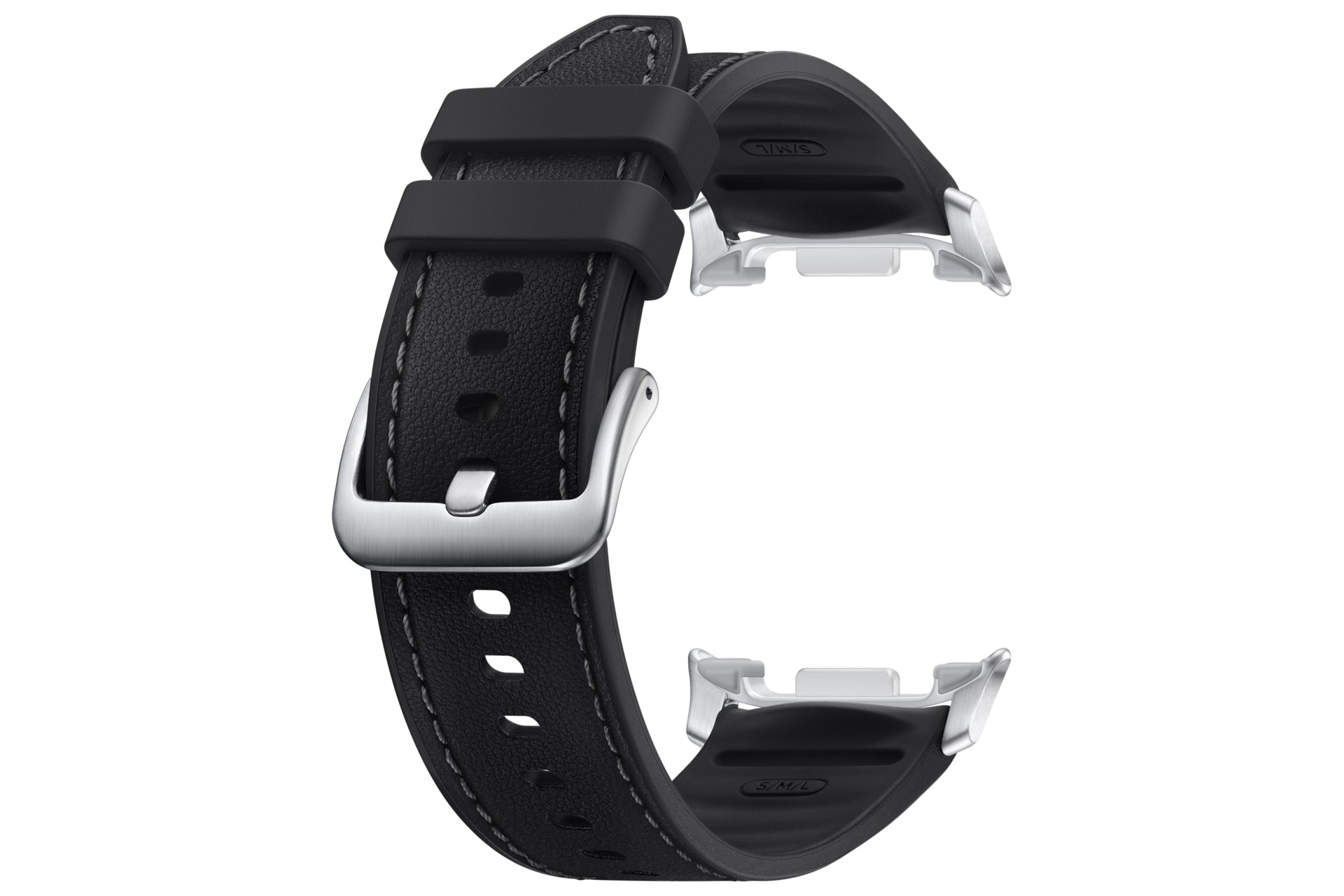 Samsung Watch 8 Hybrid – Armband – für Samsung Watch 8, Schwarz, S/M/L, Kunstleder
