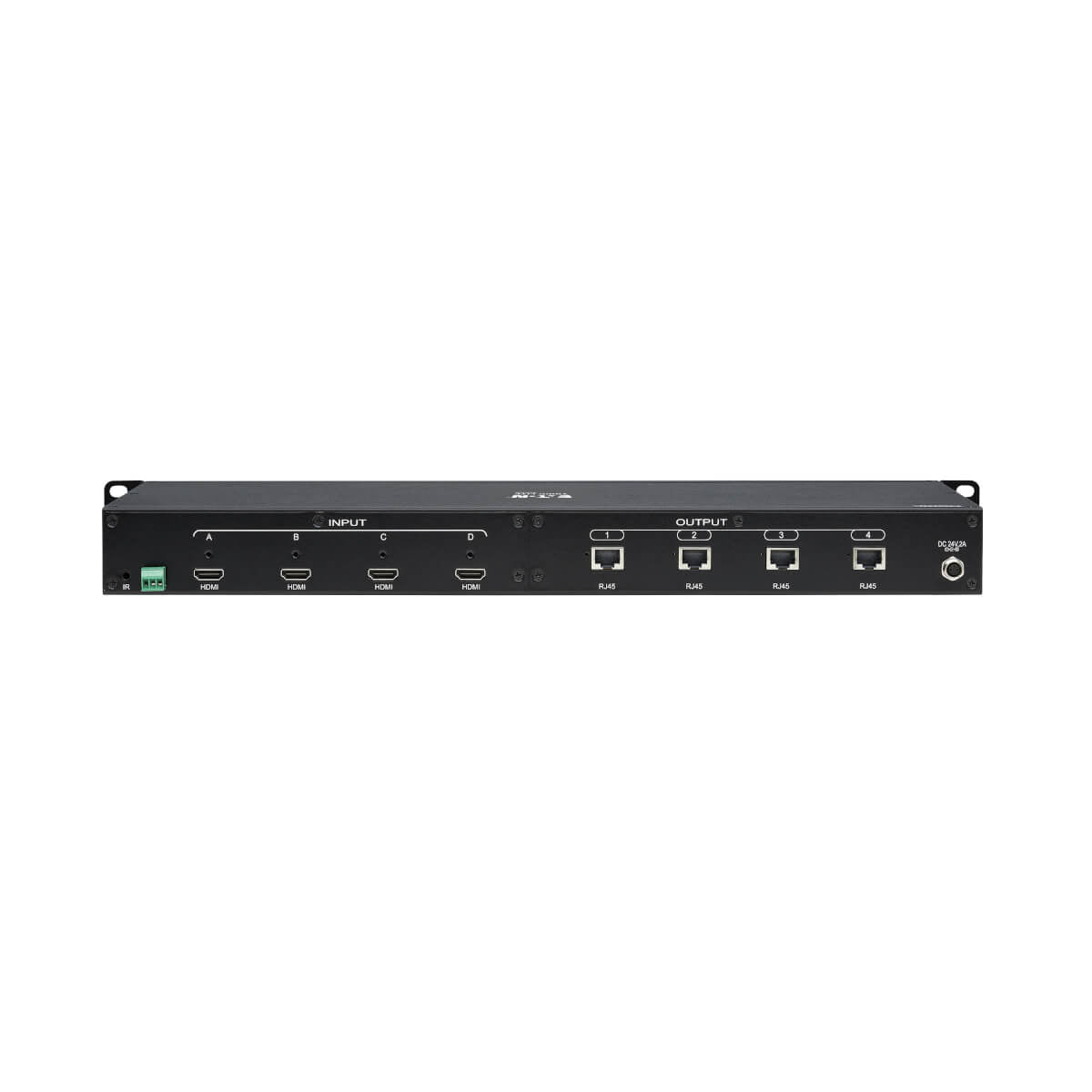 Tripp Lite B127A-4X4-BH4PH – HDMI Matrix, über Cat6, 4×4, 4K@60 Hz, 70 m, HDR, 4:4:4, PoC, HDCP 2.2, Schwarz