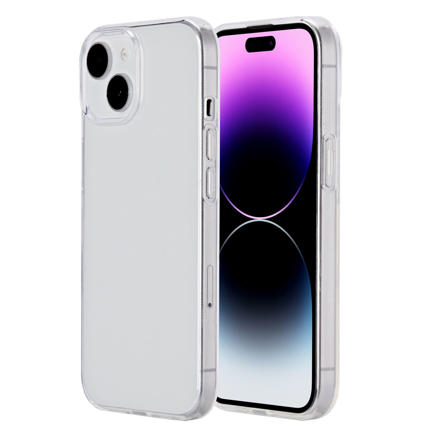 eSTUFF INFINITE Vienna – Backcover – für Apple iPhone 15 Plus, TPU, Transparent, GRS-zertifiziert