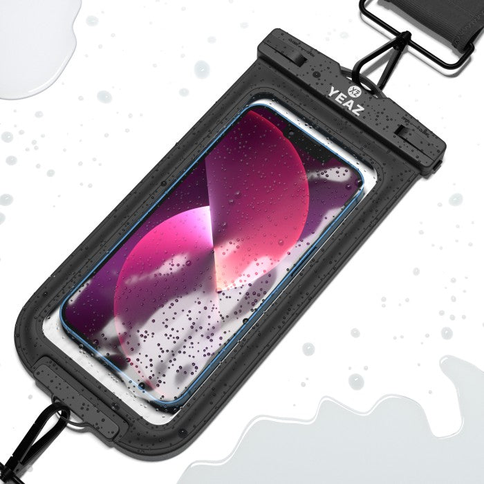 YEAZ Wasserdichte Smartphone-Tasche OCEAN SHOT – für Smartphones – schwarz – wasserdicht