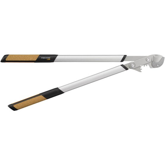 Fiskars Quantum L109 – Amboss-Getriebeastschere 55 mm, Edelstahl, schwarz, 1 Stk.