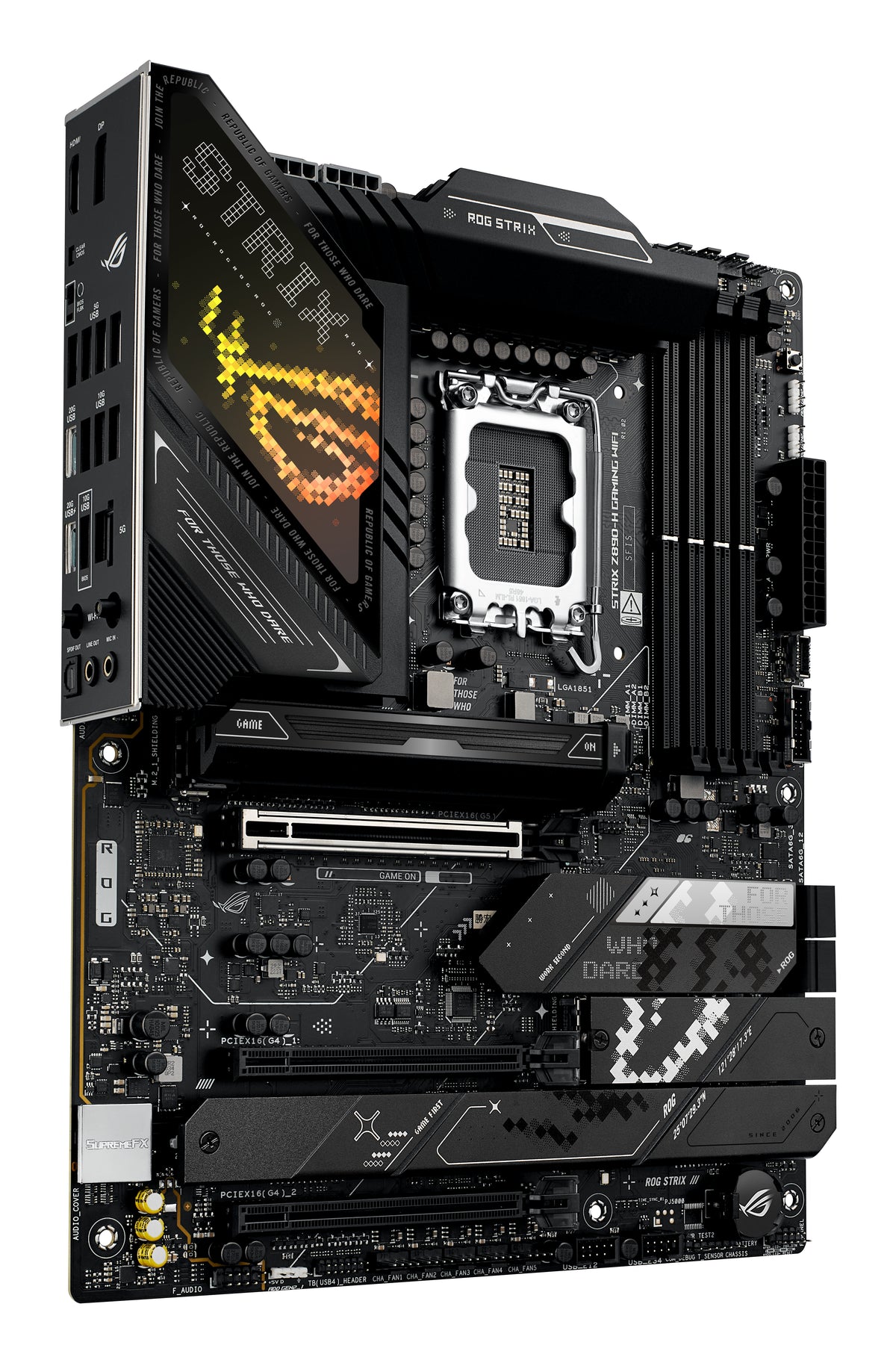 ASUS ROG STRIX Z890-H GAMING WIFI – Mainboard – LGA 1851, Intel Z890, ATX, DDR5