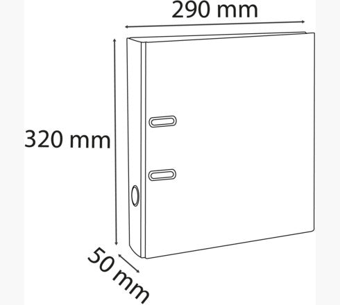 Exacompta Premium Ordner – für A4 – Rückenbreite 5 cm – mehrfarbig