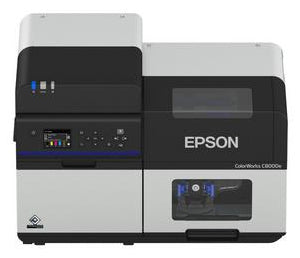 Epson ColorWorks C8000E – Farbetikettendrucker, Tintenstrahl, 25,4–112 mm, 600 × 1200 dpi, USB, WLAN, LAN