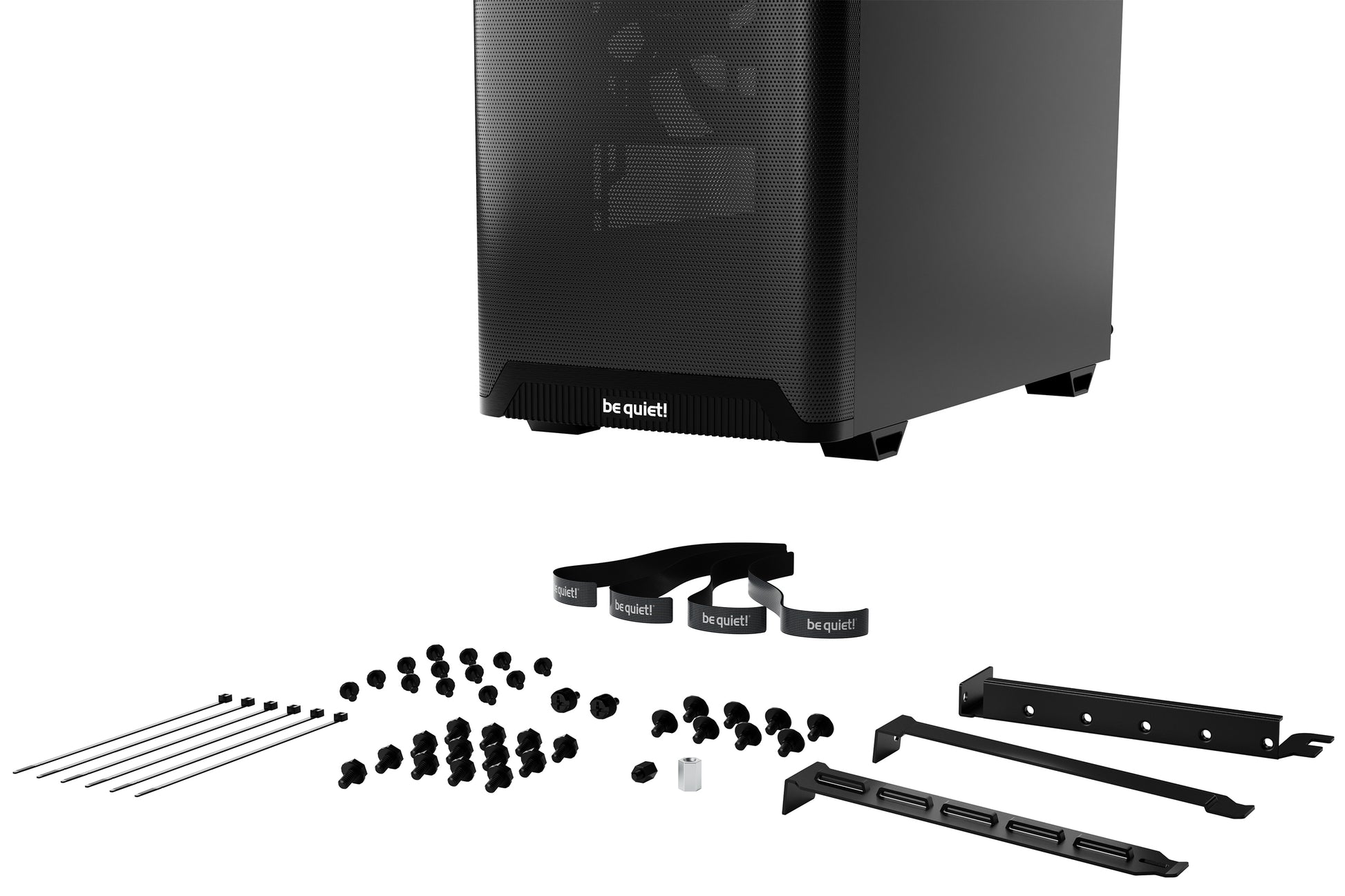 be quiet! be quiet Pure Base 501 Window – Midi Tower, Schwarz, Seitenfenster, 1×140 mm vorne, 1×140 mm hinten, ATX