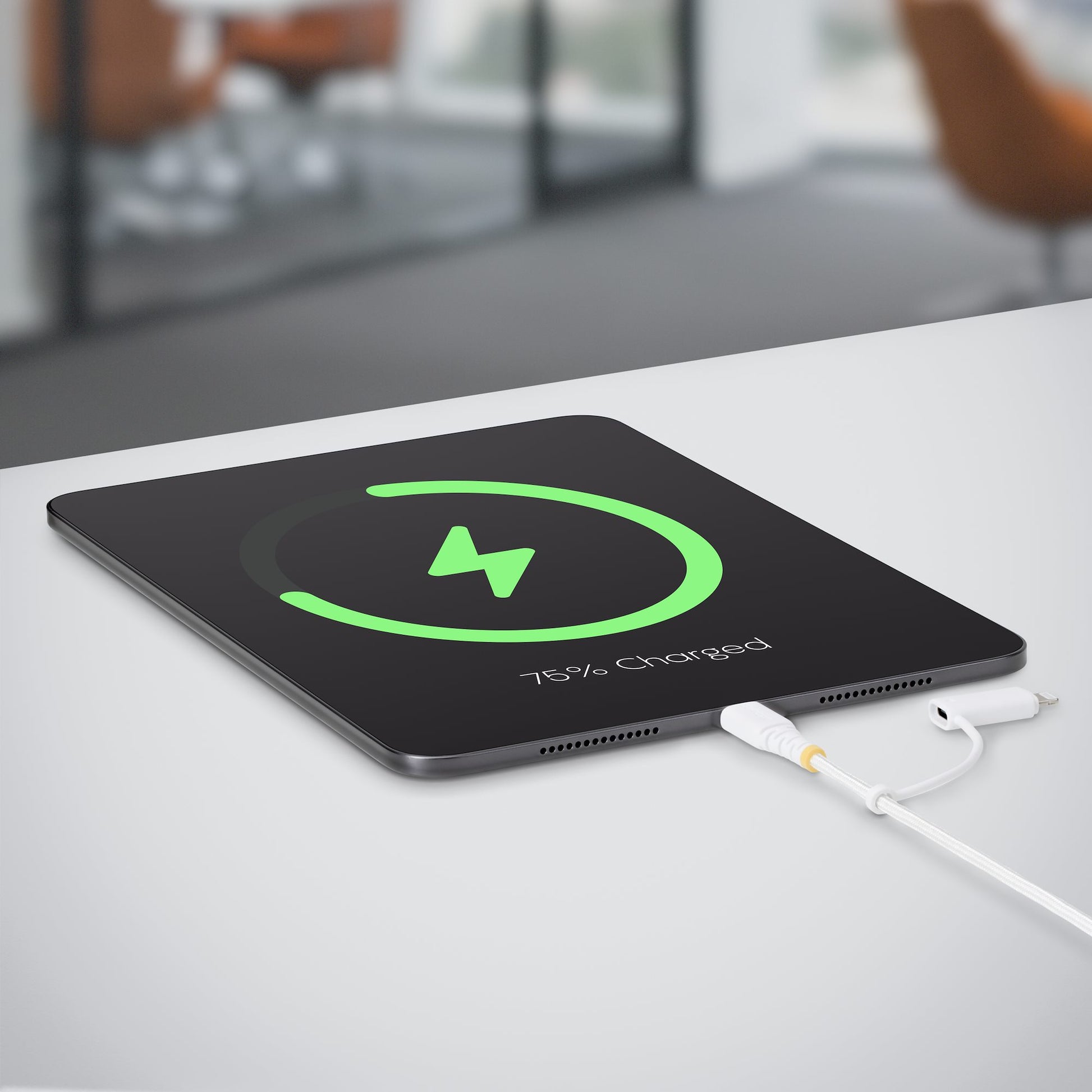StarTech.com USB-C auf USB-C Kabel – USB 2.0 (480 Mbit/s) – 1 m – PD 60 W – mit Lightning-Adapter – Weiss