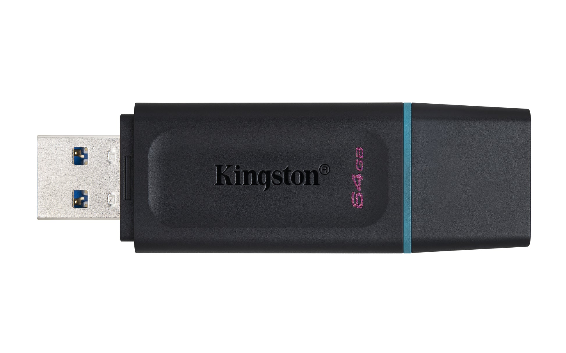 Kingston Technology Kingston DT EXODIA USB-Stick – 64 GB, USB 3.2 Gen 1, Schwarz/Türkis
