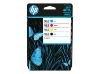 HP Tintenpatronen-Multipack 963, CMYK, 4er-Pack