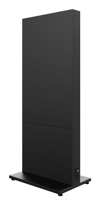 Hagor Bodenständer – bis 55" – Diebstahlsicherung, Verbessertes Kabelmanagement, für HP Kiosk 55" – Grau