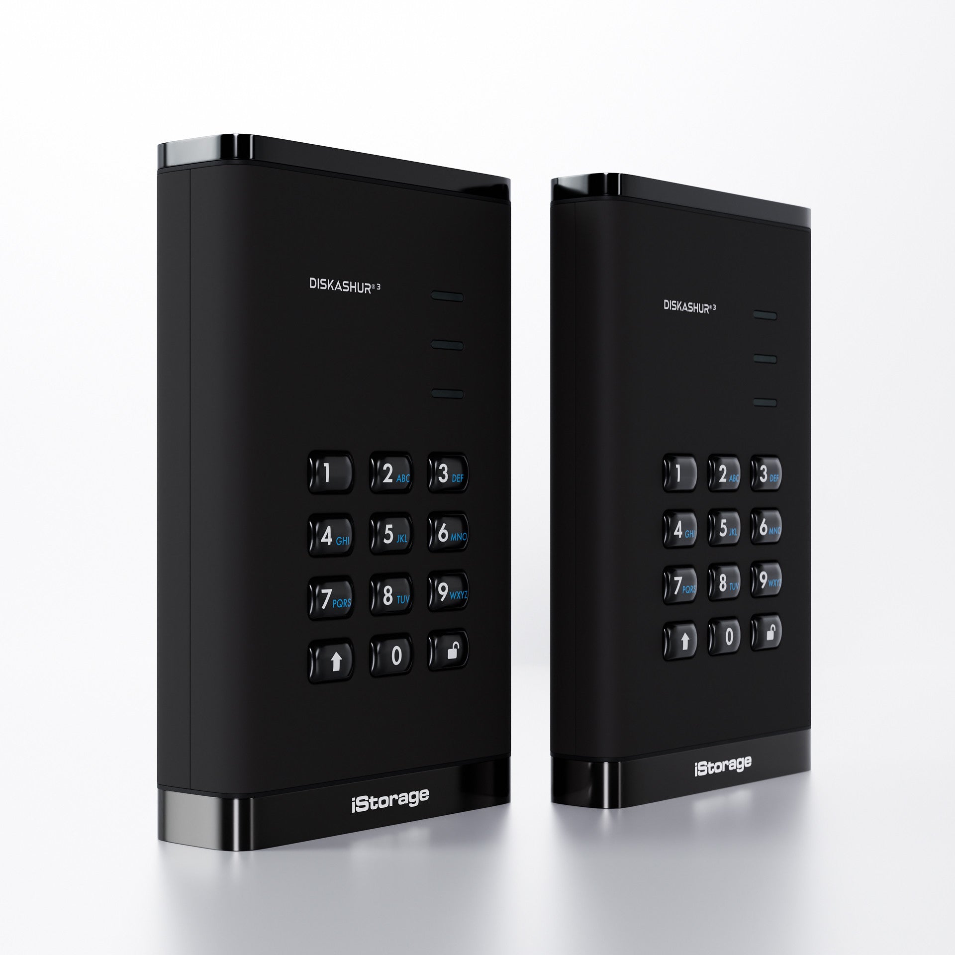 iStorage diskAshur3 SSD – 8 TB, 2,5" externes SSD, USB-C/USB-A (USB 3,2 Gen 1)
