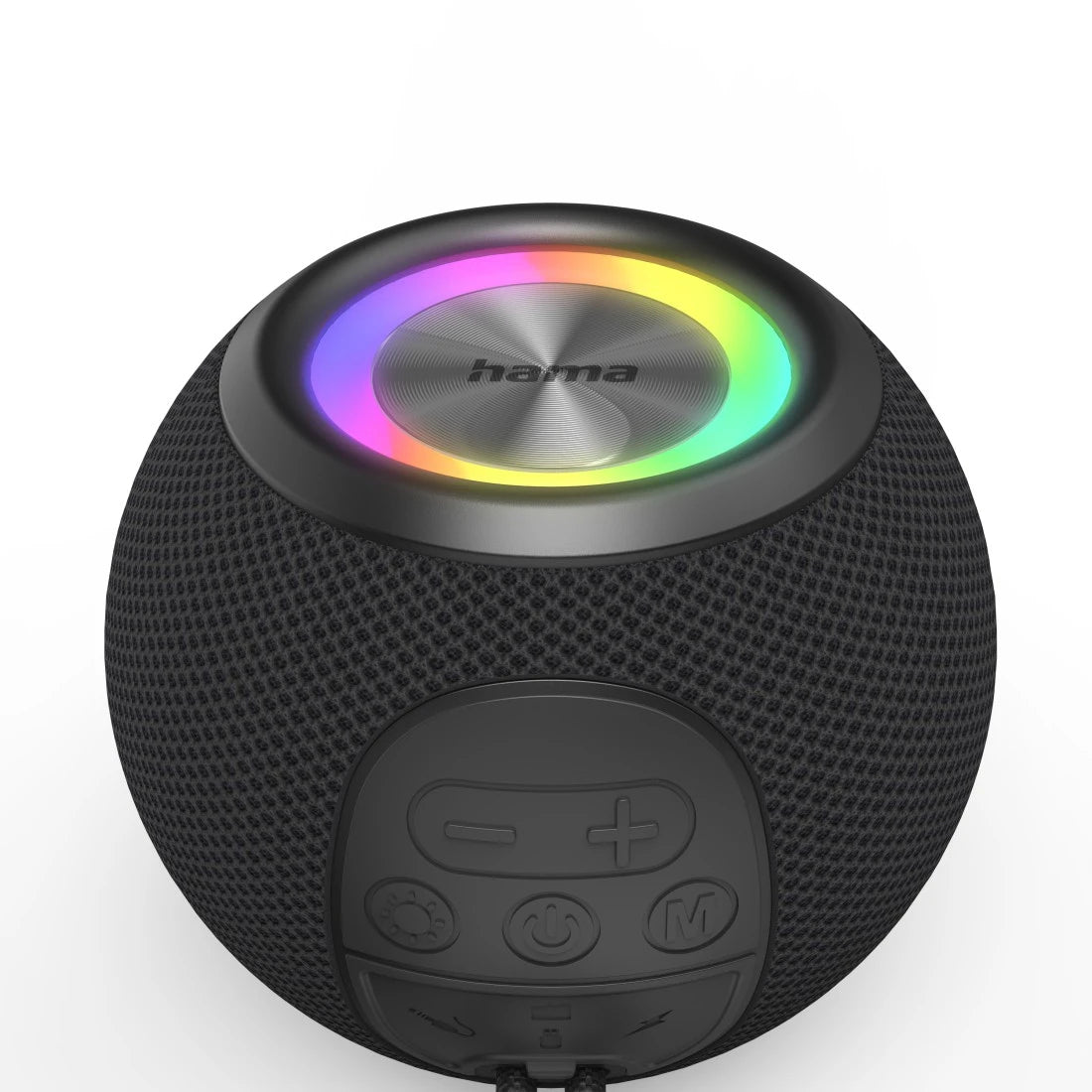 Hama Ballförmiger Lautsprecher – Bluetooth-Lautsprecher – 5 W, 10 h, Schwarz