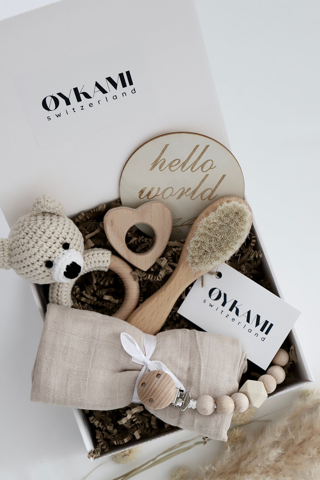 OYKAMI Geschenkbox Marokko – ab 0 Jahren – Holz, Baumwolle – mehrfarbig