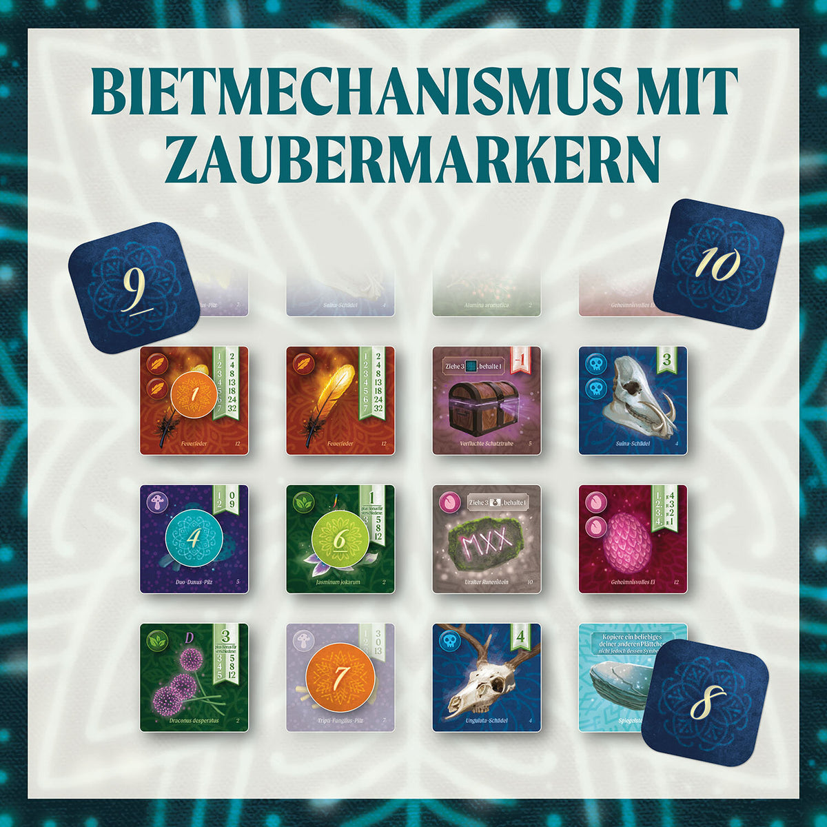 Kosmos Nocturne – Kartenspiel, 1–4 Spieler, ab 12 Jahren, 60 Min., DE