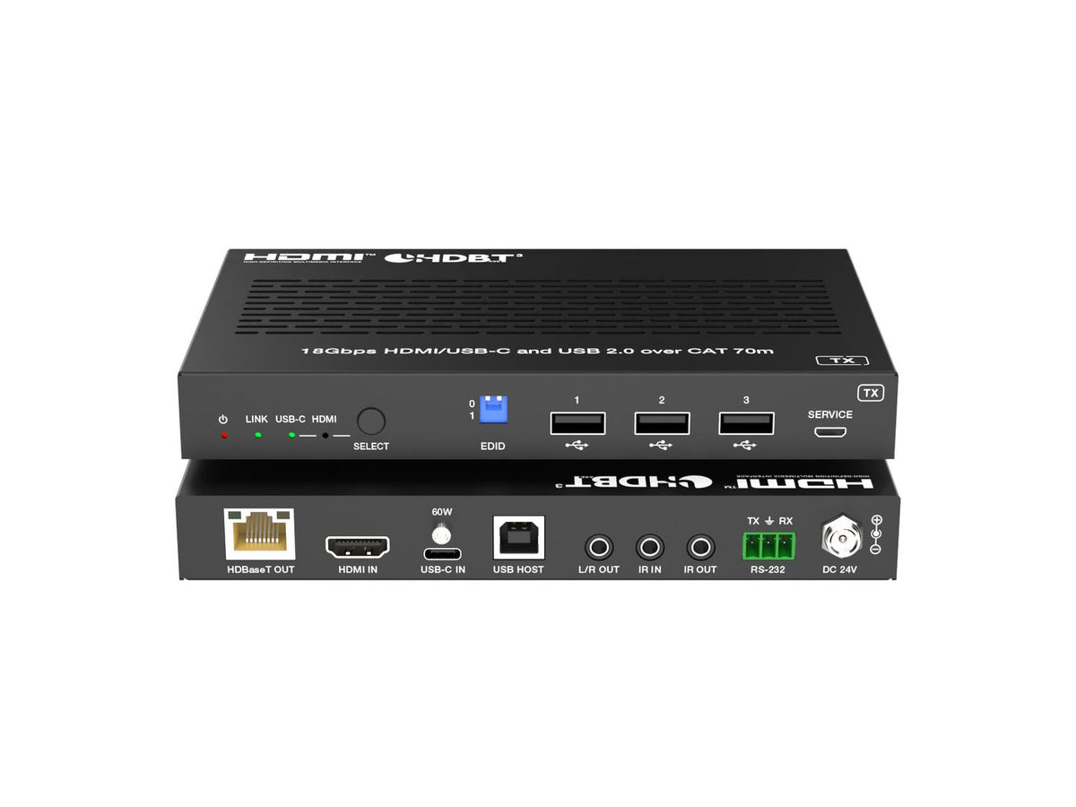 Vivolink VLHUB121-EXT USB-Hub – USB-A, 2× HDMI