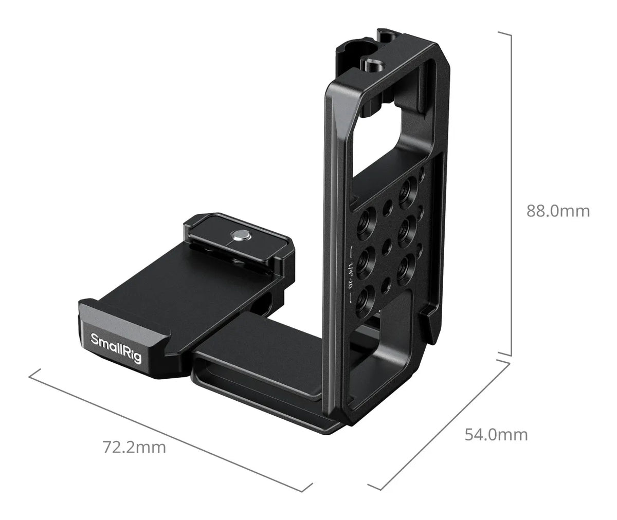 SmallRig 5594 Montageplatte – Arca-Typ, 57,5 × 88 × 76,2 mm, 68 g – für Cage – Schwarz