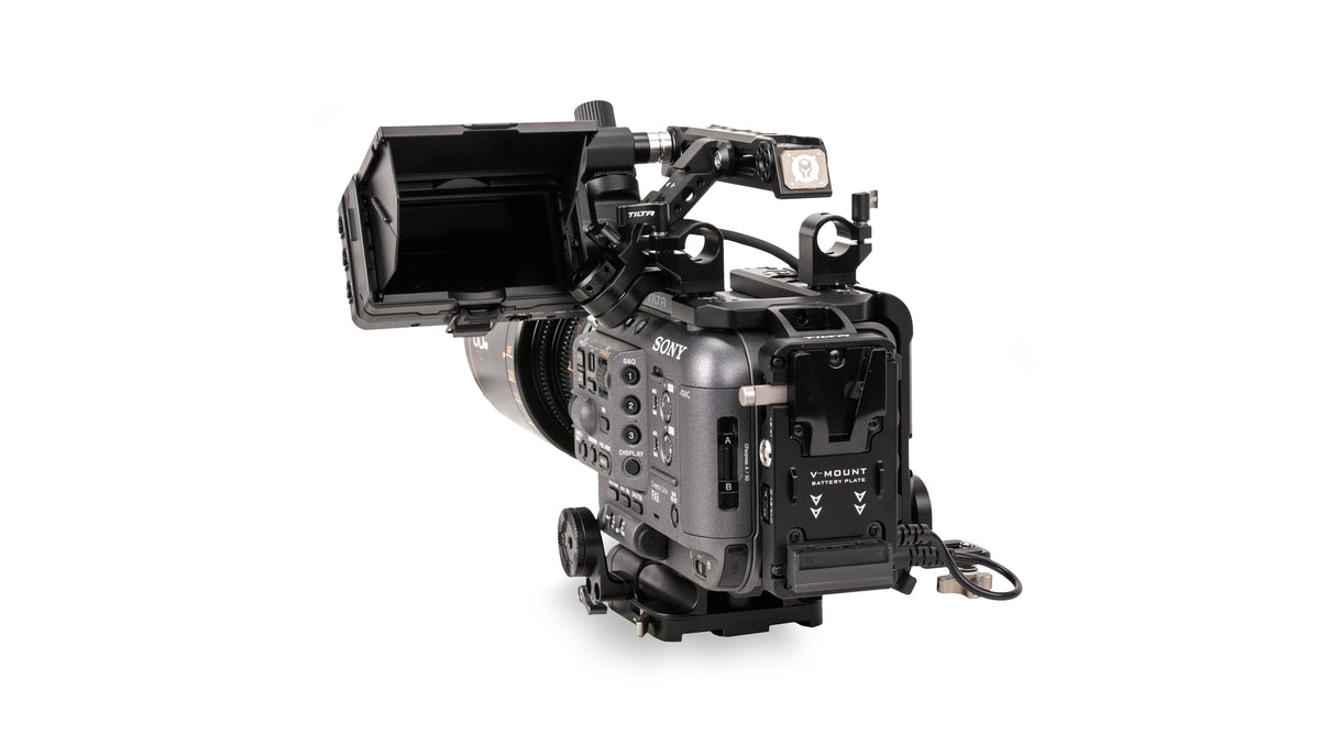 Tilta ES-T20-C-V Vertikal-Halterung – für Sony FX6 – Aluminium, Schwarz – 482,6 × 368,3 × 190,5 mm