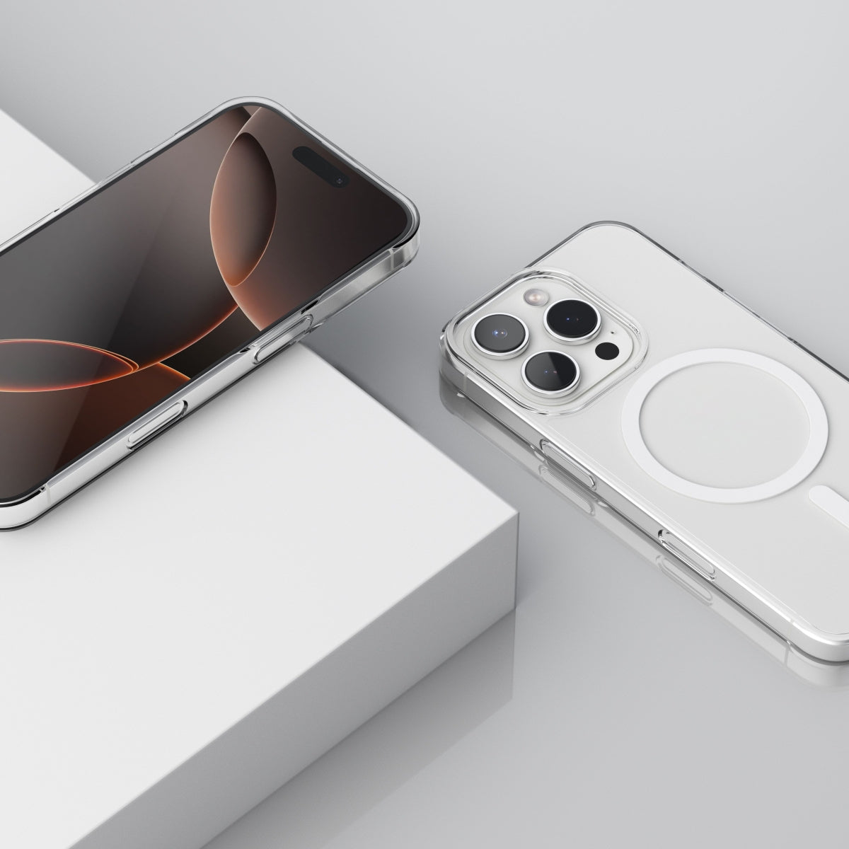 Vonmählen Backcover – für Apple iPhone 16 Pro Max, MagSafe, Gehärtetes Glas, Transparent