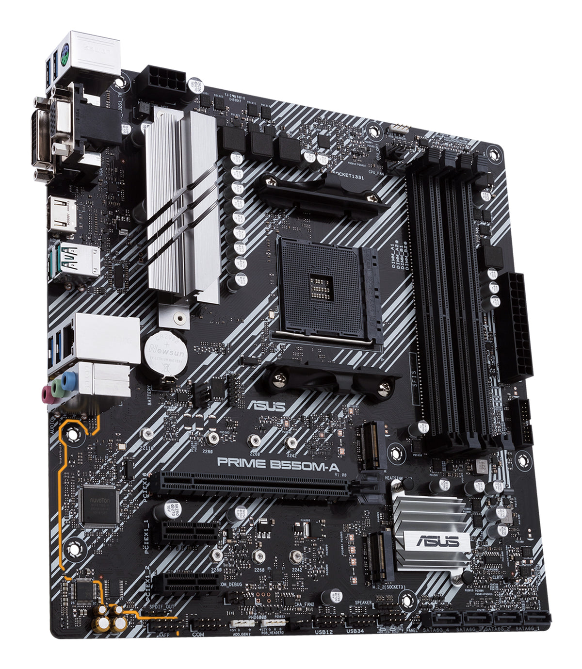 ASUS PRIME B550M-A – Mainboard – AM4, AMD B550, mATX, DDR4