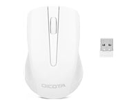 DICOTA Comfort Maus – kabellos, weiss