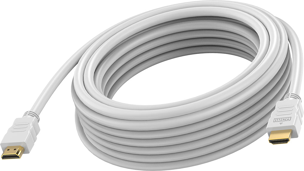 Vision HDMI Kabel (A–A, M–M) HDMI 2.1 8K 30 Hz – 5 m – ARC, Ethernet – Weiss