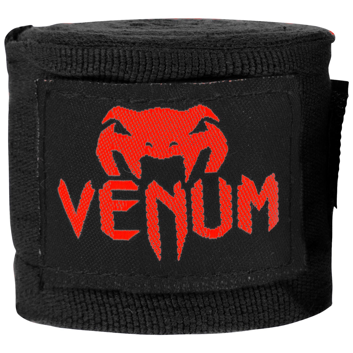 Venum Boxbandagen – 2,5 m, 2 Stück – Schwarz/Rot, Baumwolle
