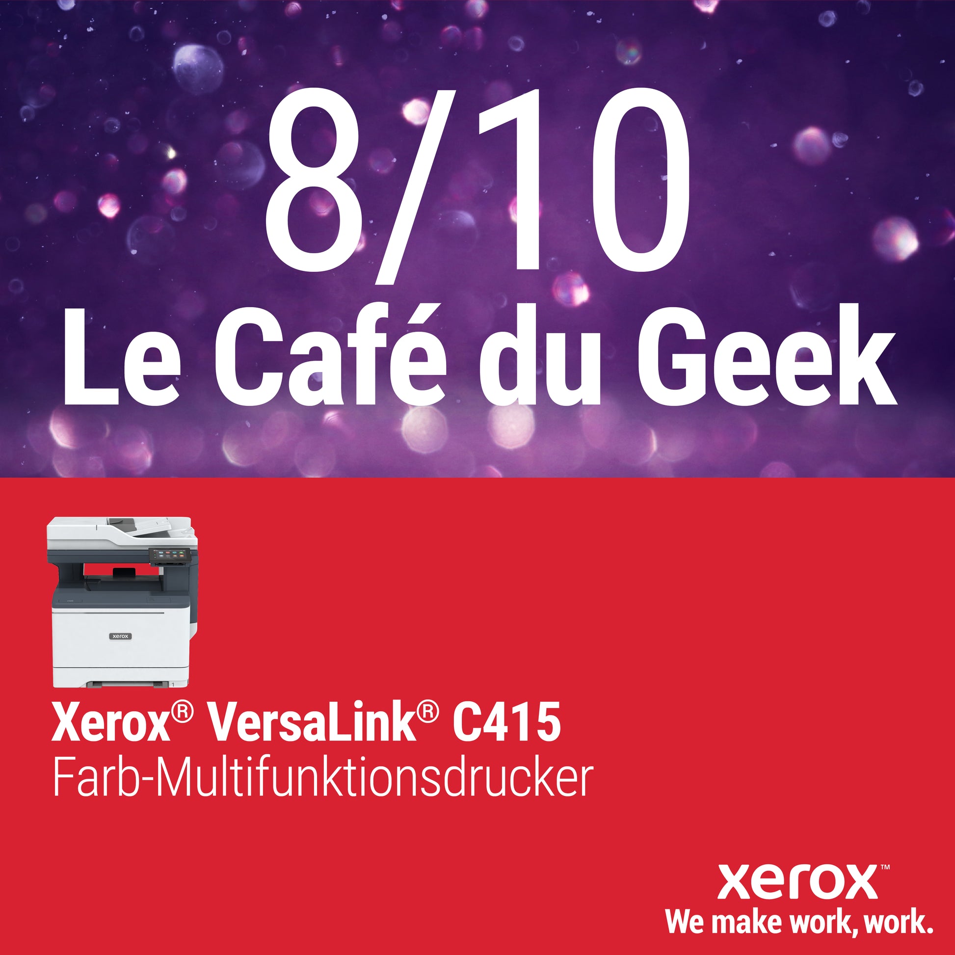 Xerox VERSALINK C415 – Farbiger Laser-MFP A4, 4-in-1 – Duplex – 40 S./Min. S/W