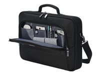 DICOTA Notebook-Tasche bis 15,6" – Trolley-Band, Schultergurt – Schwarz