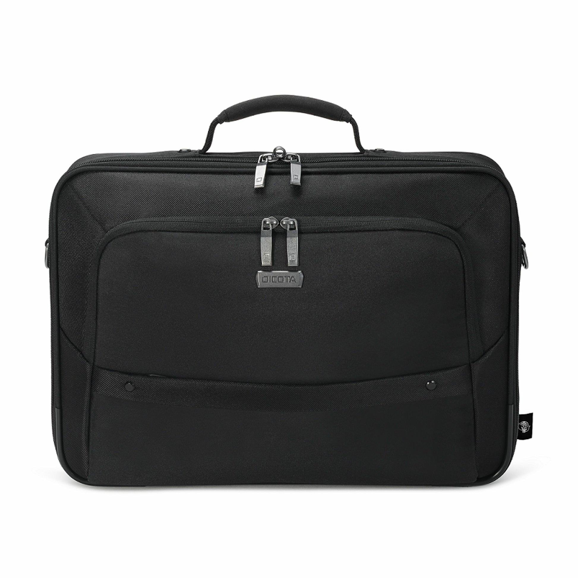 DICOTA Notebook-Tasche bis 15,6" – Trolley-Band, Schultergurt – Schwarz