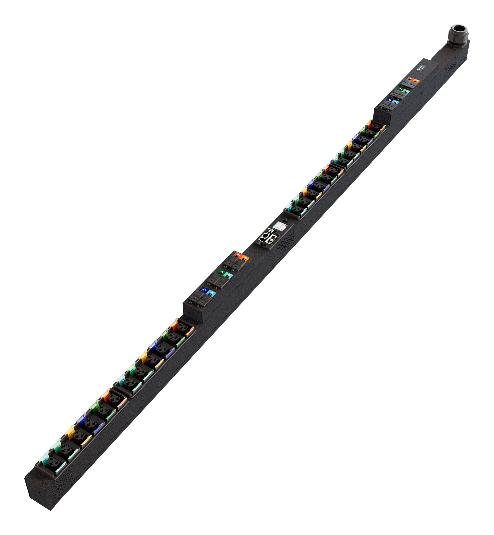 Vertiv PowerIT VP6U60A3 Rack-PDU überwacht 63 A – C13/C19×24 – vertikal 0U – schwarz