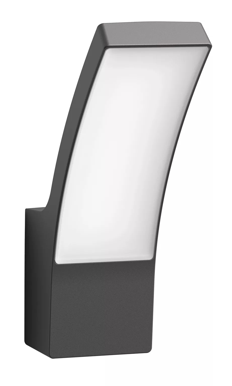 Philips by Signify Philips Aussenwandleuchte – 8×24 cm, 800 lm, 3,8 W, Warmweiss, 2700 K, IP44, Netzbetrieb, Anthrazit, Aluminium