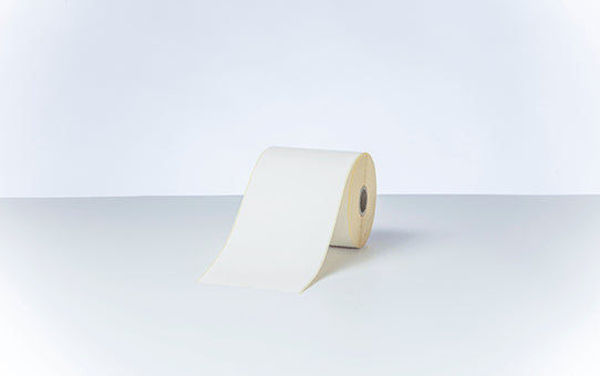 Brother Endlos-Etiketten, 102 mm × 56,4 m, weiss, Papier, permanent, für Thermo-Etikettendrucker