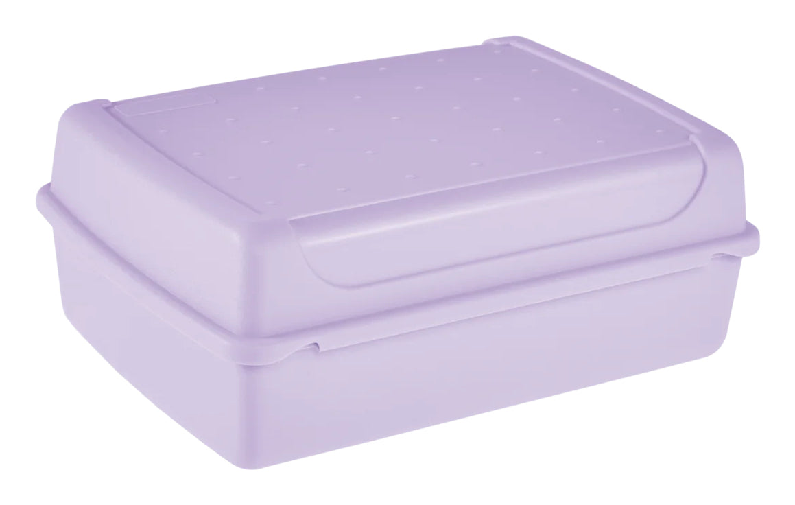 keeeper Click-Box midi Aufbewahrungsbox 1 l – Polypropylen – transparent/violett – 130 × 70 × 170 mm