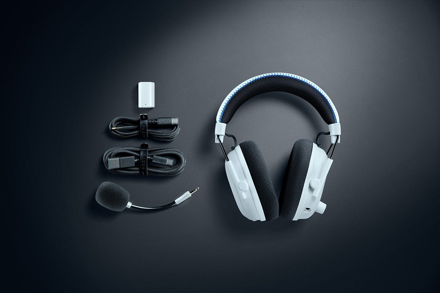 Razer BlackShark V3 Pro – Over-Ear Gaming-Headset – Bluetooth, Surround-Sound – Weiss – für PS5/PC/Mac u. a.