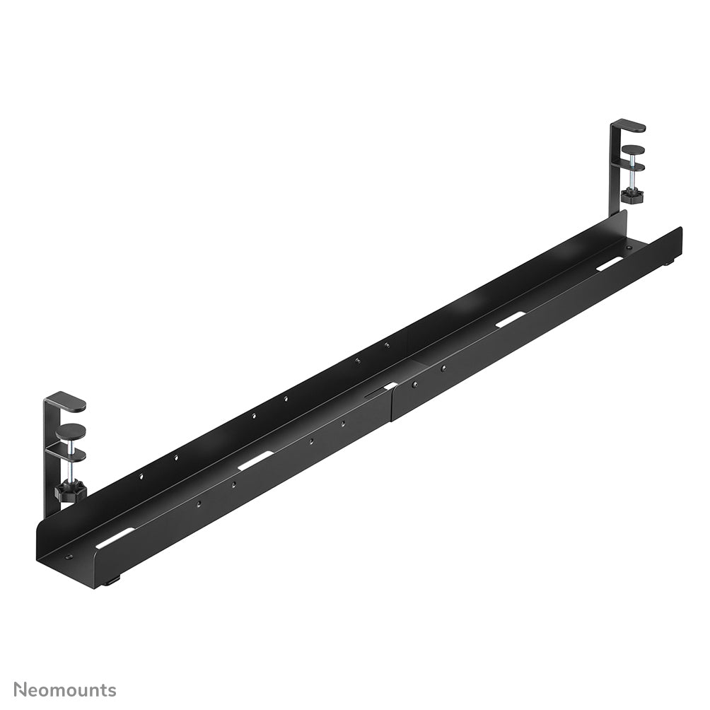 Neomounts ADS07-120BL Kabelwanne – Verstellbar 0,8–1,2 m – Klemmbefestigung, max. 5 kg – Schwarz