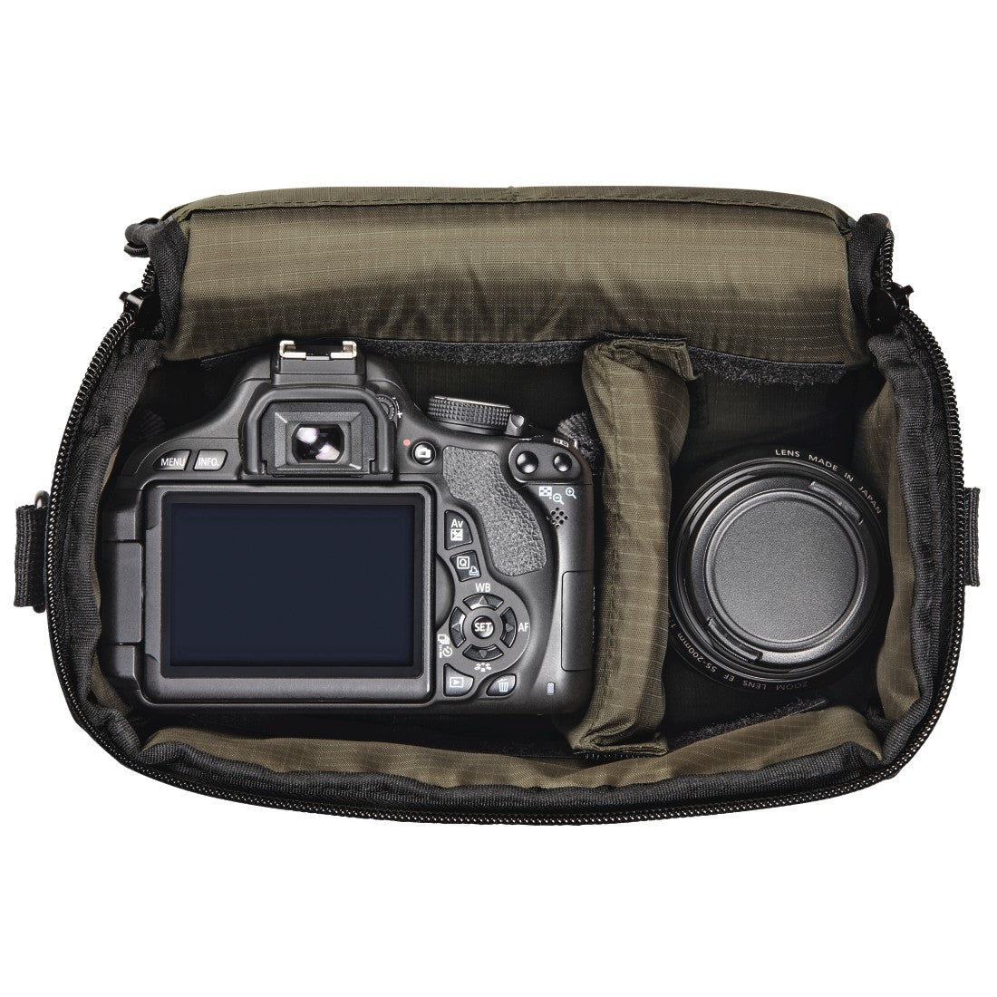 Hama Terra Fototasche – Kompaktes Etui, Polyester – Grau