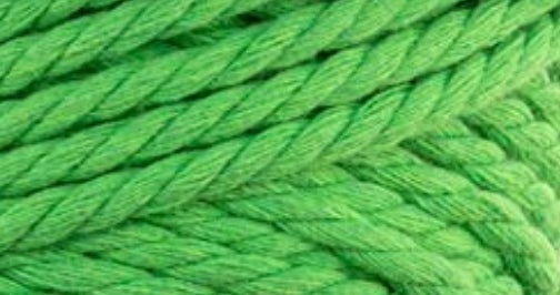 GLOREX Makramee-Kordel Grün – Ø 3 mm, 250 g, 63 m, Baumwolle/Polyester/Viskose