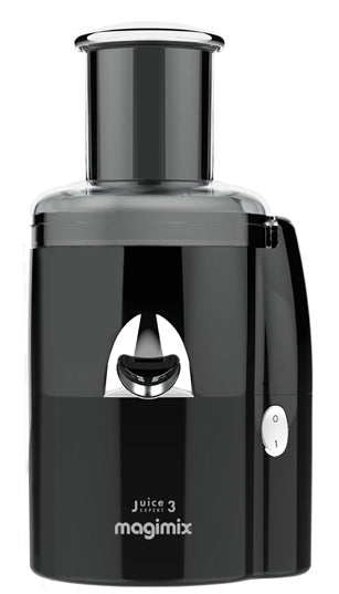 Magimix Entsafter Juice Expert 3 – 400 W, extrabreite Zufuhr, spülmaschinenfeste Teile – schwarz