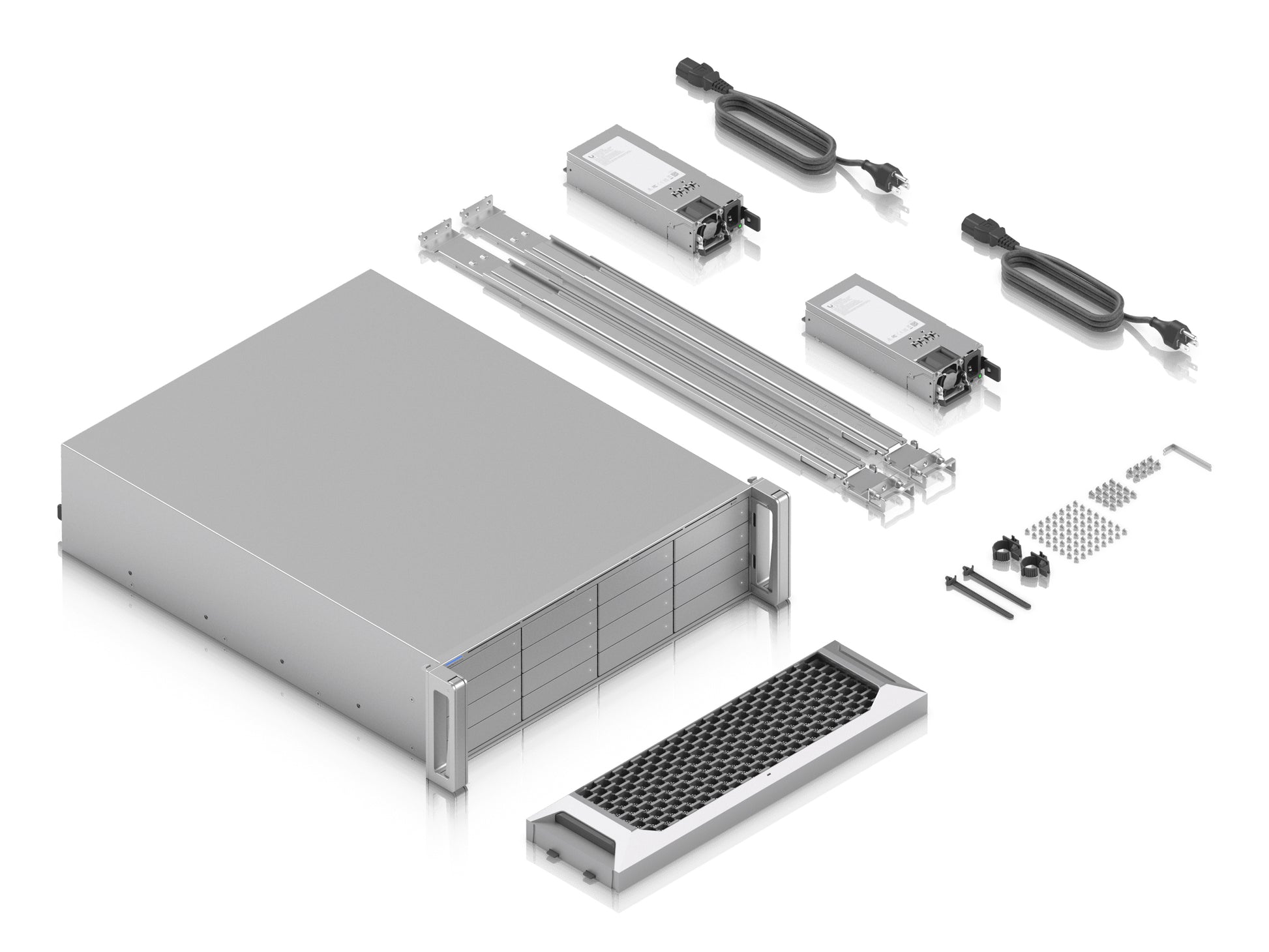 Ubiquiti UniFi ENVR-CORE Rack 3U – 4K – 500 Kanäle – 16 Laufwerksschächte (SATA)