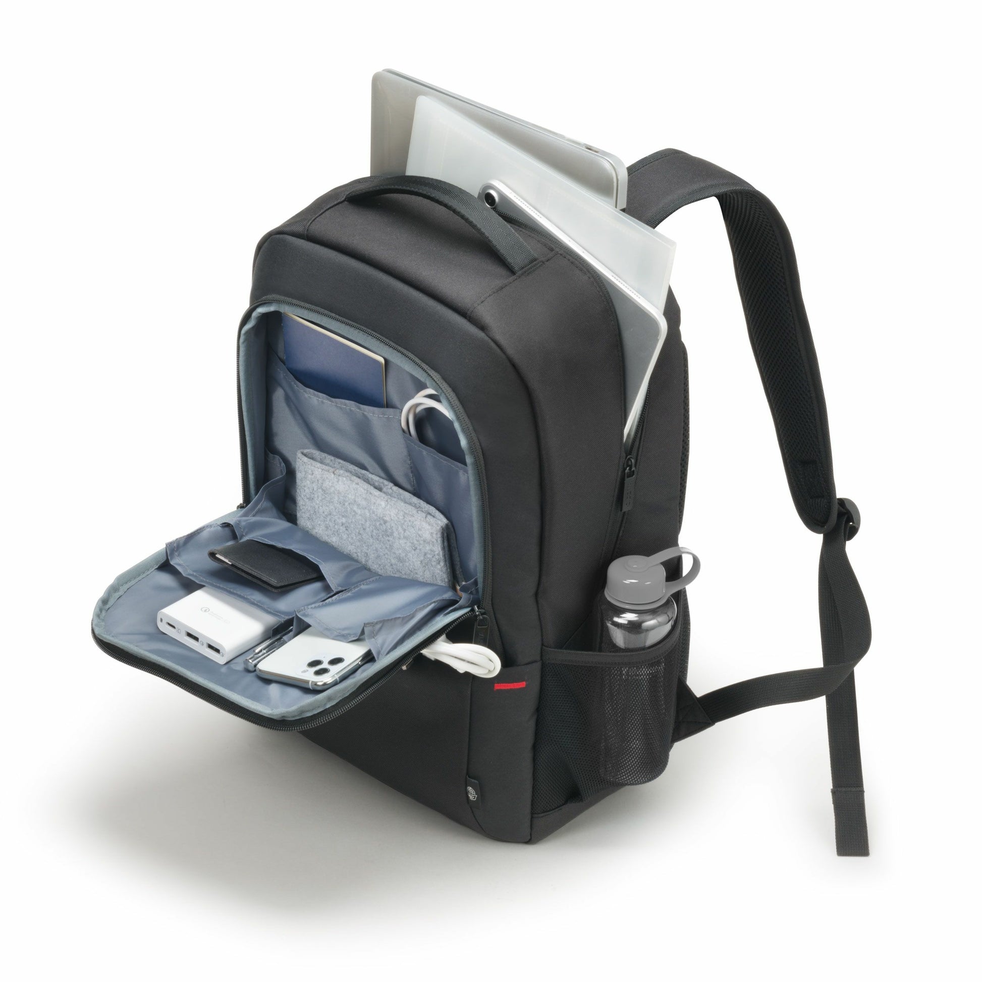 DICOTA Notebook-Rucksack 15,6" – 24 l, Recyceltes Polyester – Schwarz