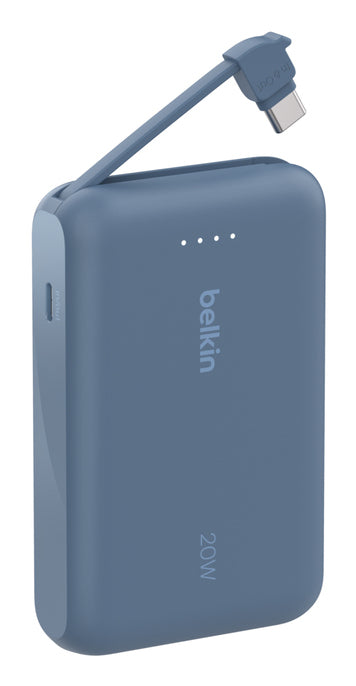 Belkin Powerbank 10000 mAh, PD, USB-C, Blau