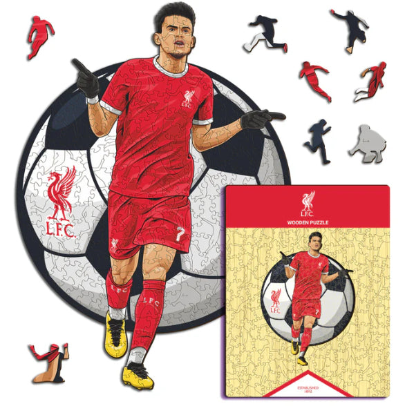 Iconic Puzzles Liverpool FC Luis Diaz – Logikspiel, 1 Spieler, ab 10 Jahren, mehrsprachig